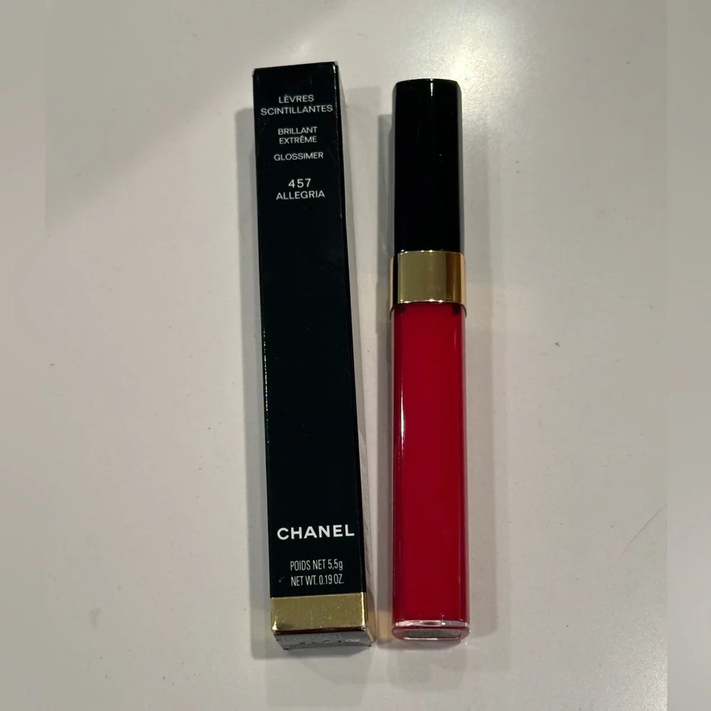 CHANEL Glossimer Lèvres Scintillantes‎ Brilliant Extreme Lip Gloss 457 ALLEGRIA